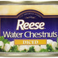 Reese Diced Water Chestnuts - 8 Ounces
