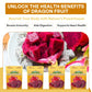 Liberty Orchard Organic Dried Red Dragon Fruit With Fiber- Ideal For Recipes Or A Nutritious Fruit For Busy Lifestyle- Nutrient-