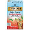 Twinings English Classic Cold Brew Iced Tea Bags, 20 Count (Pack Of 1), Unsweetened Black Tea, Caffeinated, 20 Teabags