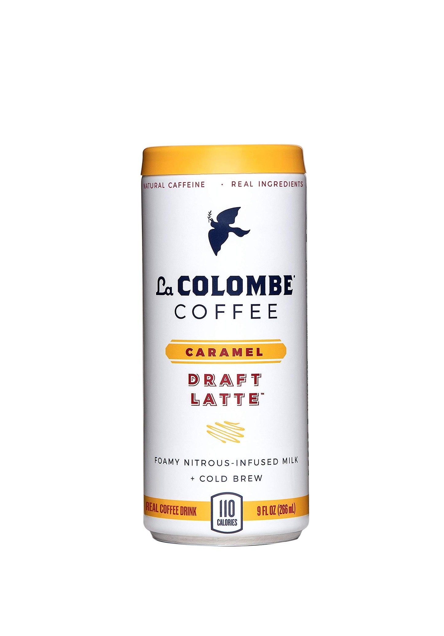 La Colombe Draft Latte Cold-Pressed Espresso and Frothed Milk + Real Caramel, Made With Real Ingredients, Grab And Go Coffee, 9 