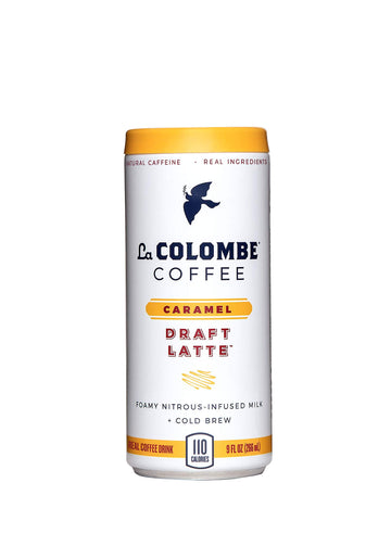 La Colombe Draft Latte Cold-Pressed Espresso and Frothed Milk + Real Caramel, Made With Real Ingredients, Grab And Go Coffee, 9 