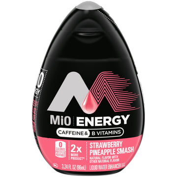 Mio Energy Liquid Water Enhancer, Pineapple Strawberry, 3.24 Fl Oz, 8 Count, Naturally Flavored