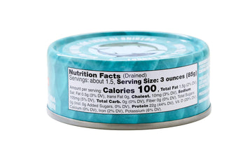 Sustainable Seas Chunk Albacore Tuna In Water, No Salt Added, Kosher, Non-Gmo, 5 Ounce (Pack Of 12)