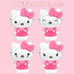 Galerie Hello Kitty Candy Dispenser, Face Changing Figurine With Assorted Hard Candies, Birthday Favors 0.21 Ounces