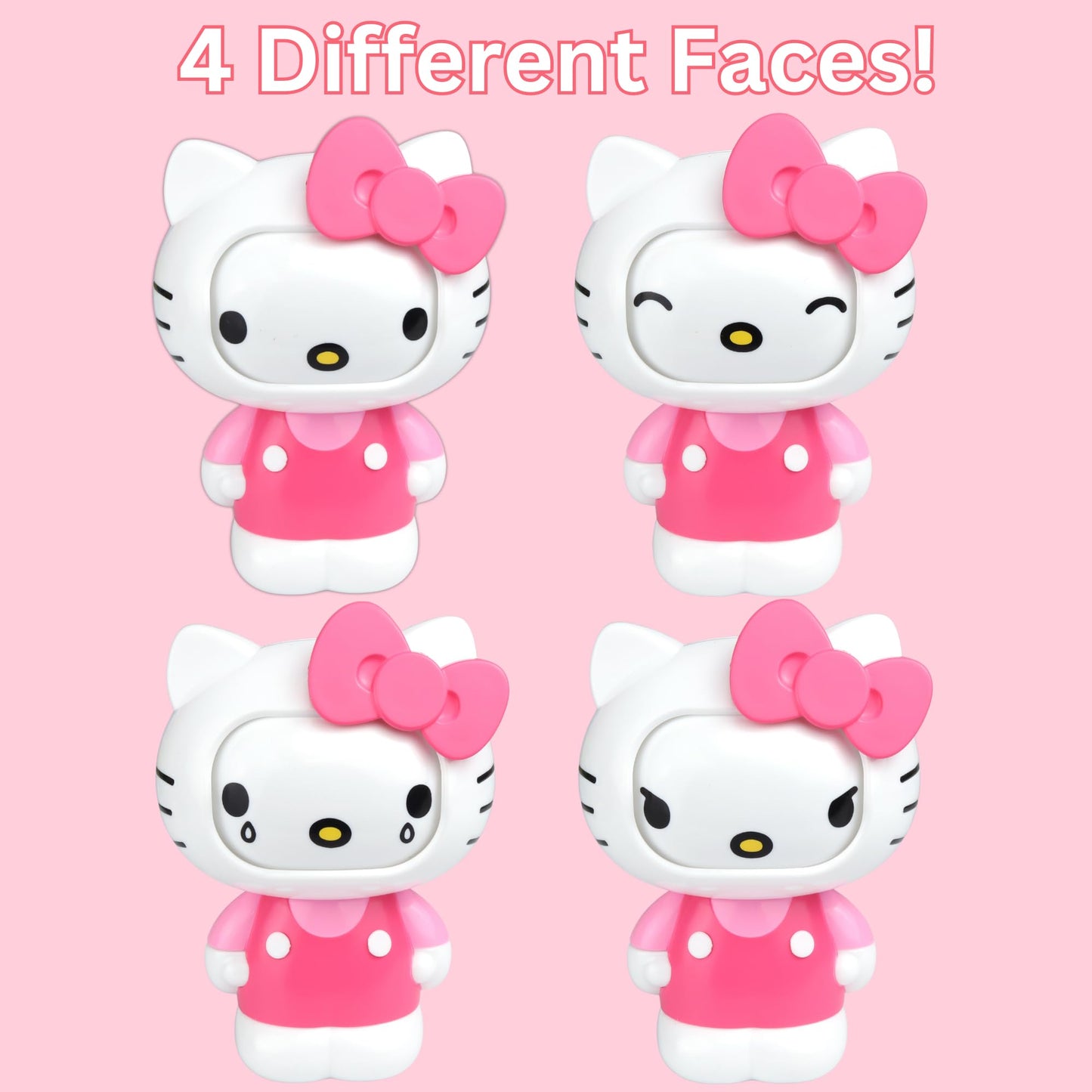 Galerie Hello Kitty Candy Dispenser, Face Changing Figurine With Assorted Hard Candies, Birthday Favors 0.21 Ounces