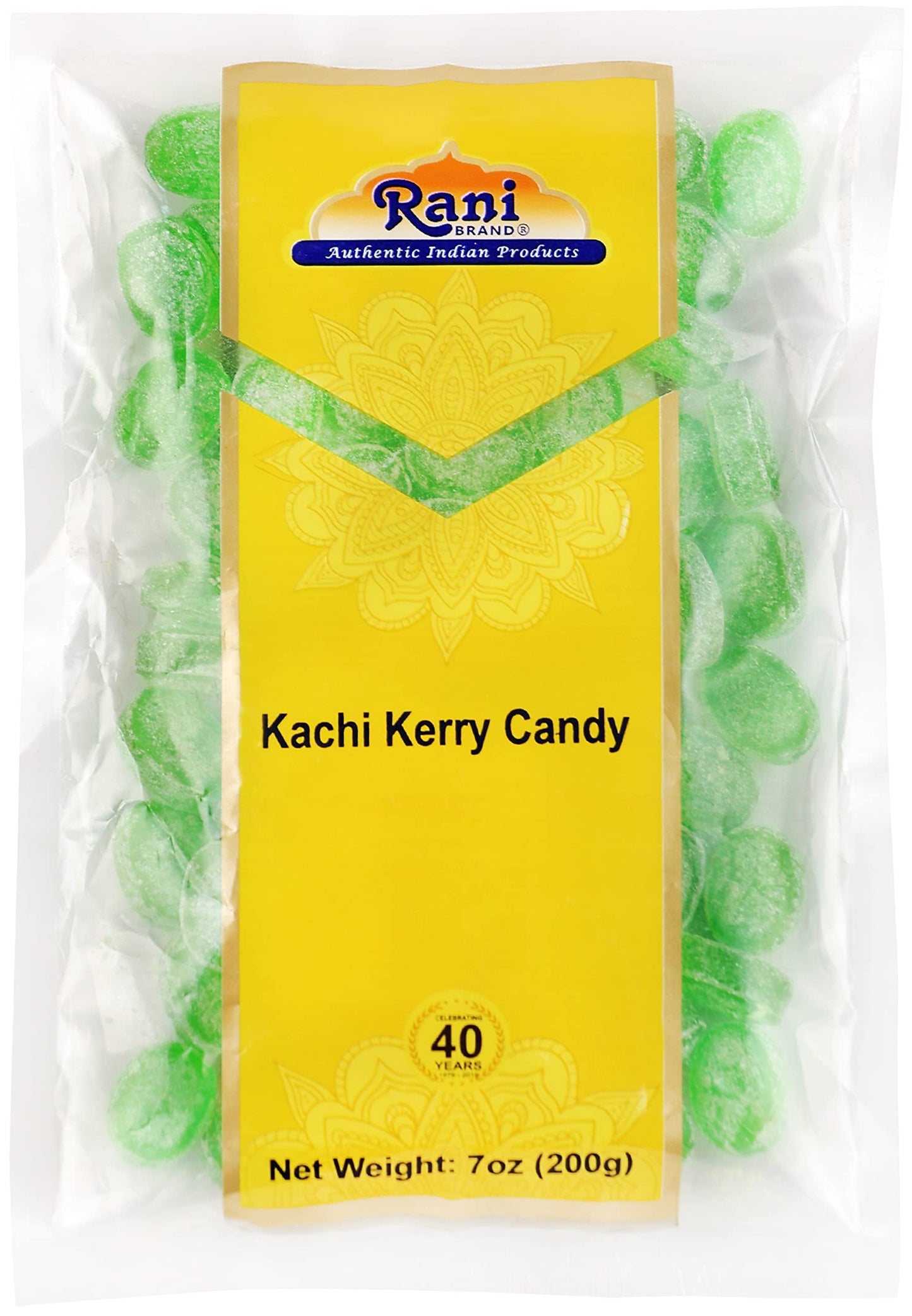 Rani Kachi Kerry Candy - Vegan, Gluten-Friendly, Non-GMO, 7oz (200g) - Authentic Indian Treats