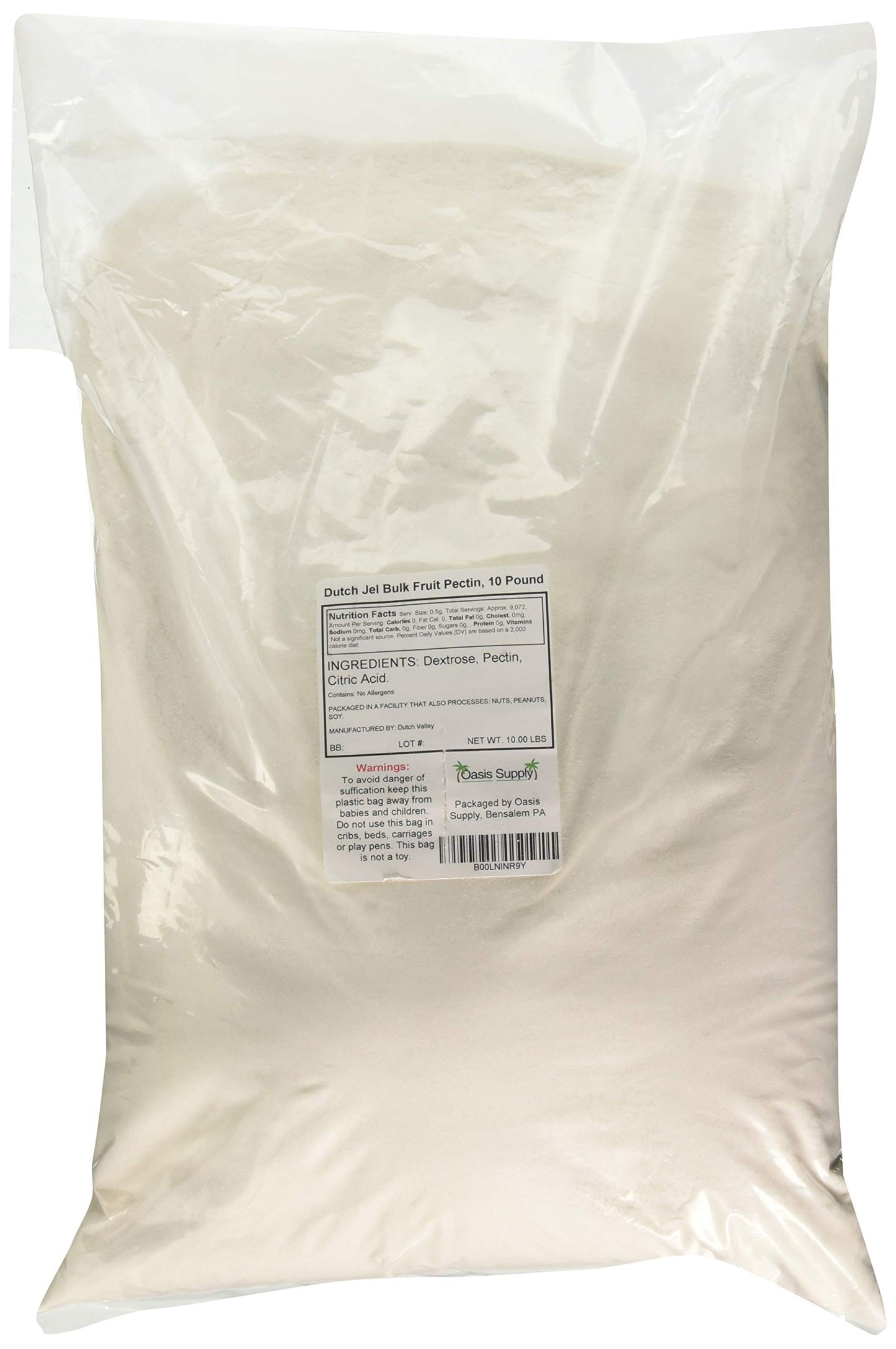 Dutch Jel Bulk Fruit Pectin, 10 lb, 160 Ounce, Ideal for Jams and Jellies