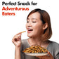 Hotlix Larvets Edible Bugs (6-Pack) | Real Flavored Edible Larvae In Mexican Cheese, Cheddar Cheese & Bbq | Exotic Snacks For Mature-Themeds | Snack Food Gifts For Any Occasions | Flavored Bugs To Eat
