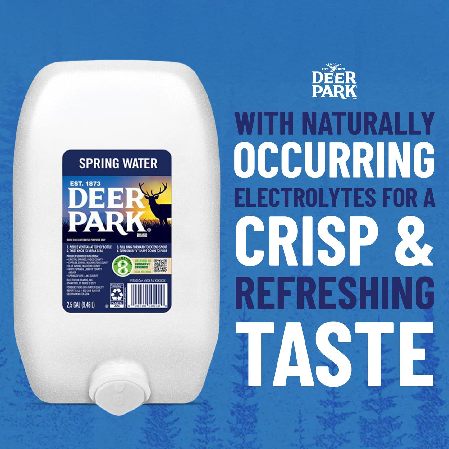 Deer Park Natural Spring Water, 320 Ounce
