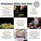 Pride of India- Himalayan White Salt Coarse Grind 2.2 lbs (997.90 gm)- Rarest & Enriched W/84+ Natural Minerals- Low Sodium- Min