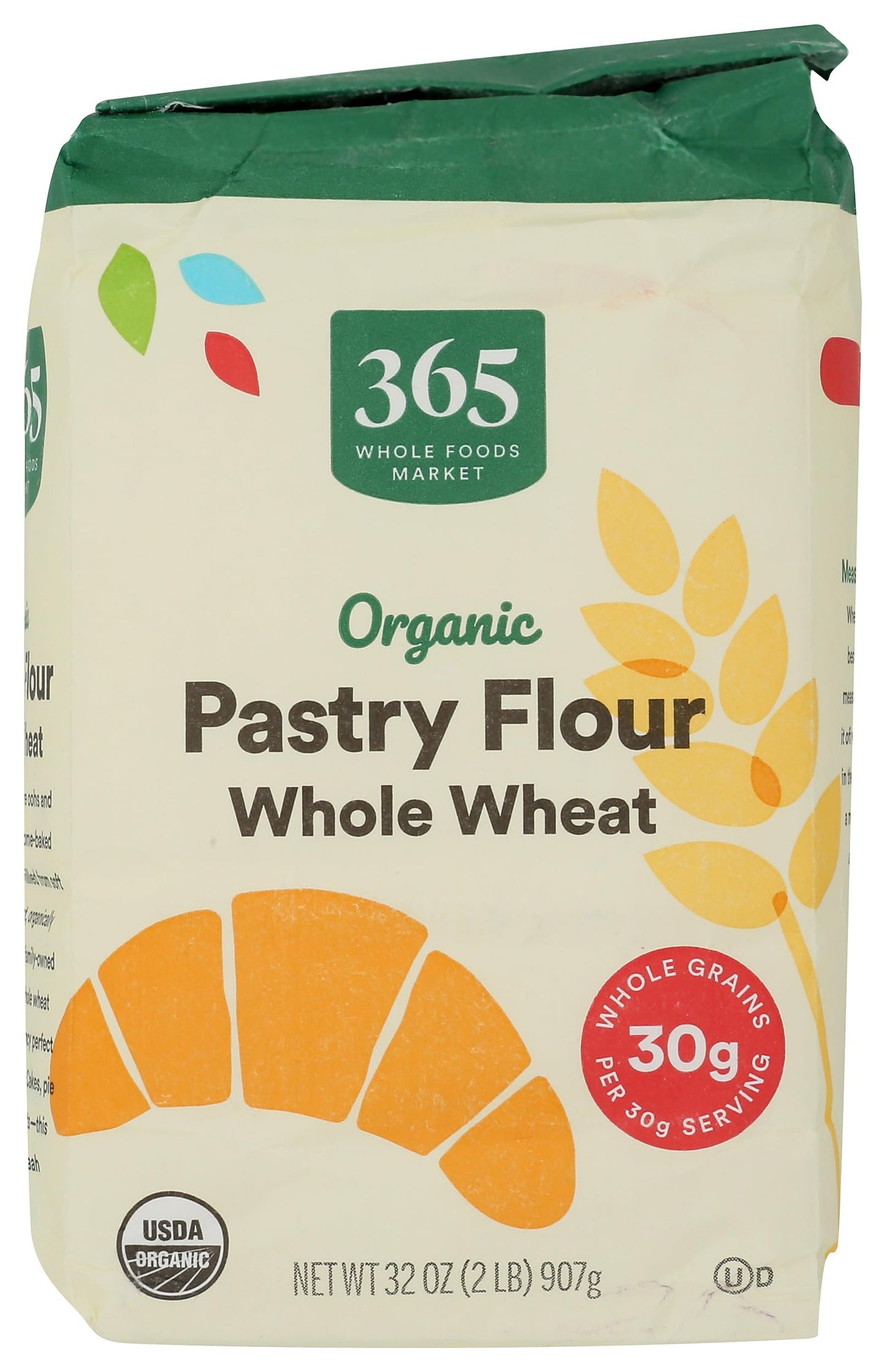 365 by Whole Foods Market, Organic Whole Wheat Pastry Flour, 2 LB