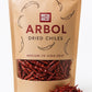 RICO RICO Dried Arbol Chili Peppers, Spicy Hot, 8 Ounce Resealable Bag