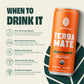 Mateina Yerba Mate Zero Sugar Energy Drink - 120mg Natural Caffeine - Organic  Non-GMO  Non-Carbonated - Dr. Andrew Huberman Recommended - 12 Pack (12oz Cans) (12 Pack  Peach Passion)