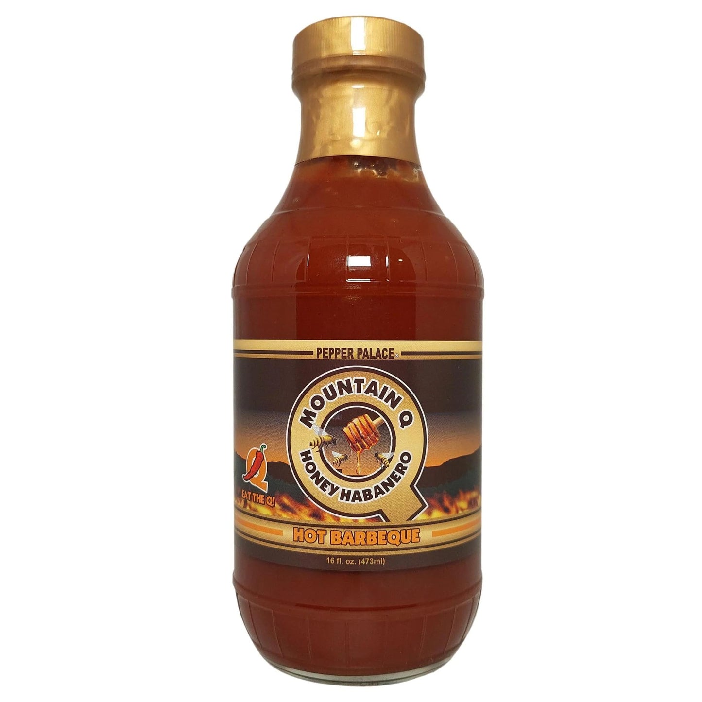 Pepper Palace Honey Habanero BBQ Sauce, 16 FL OZ