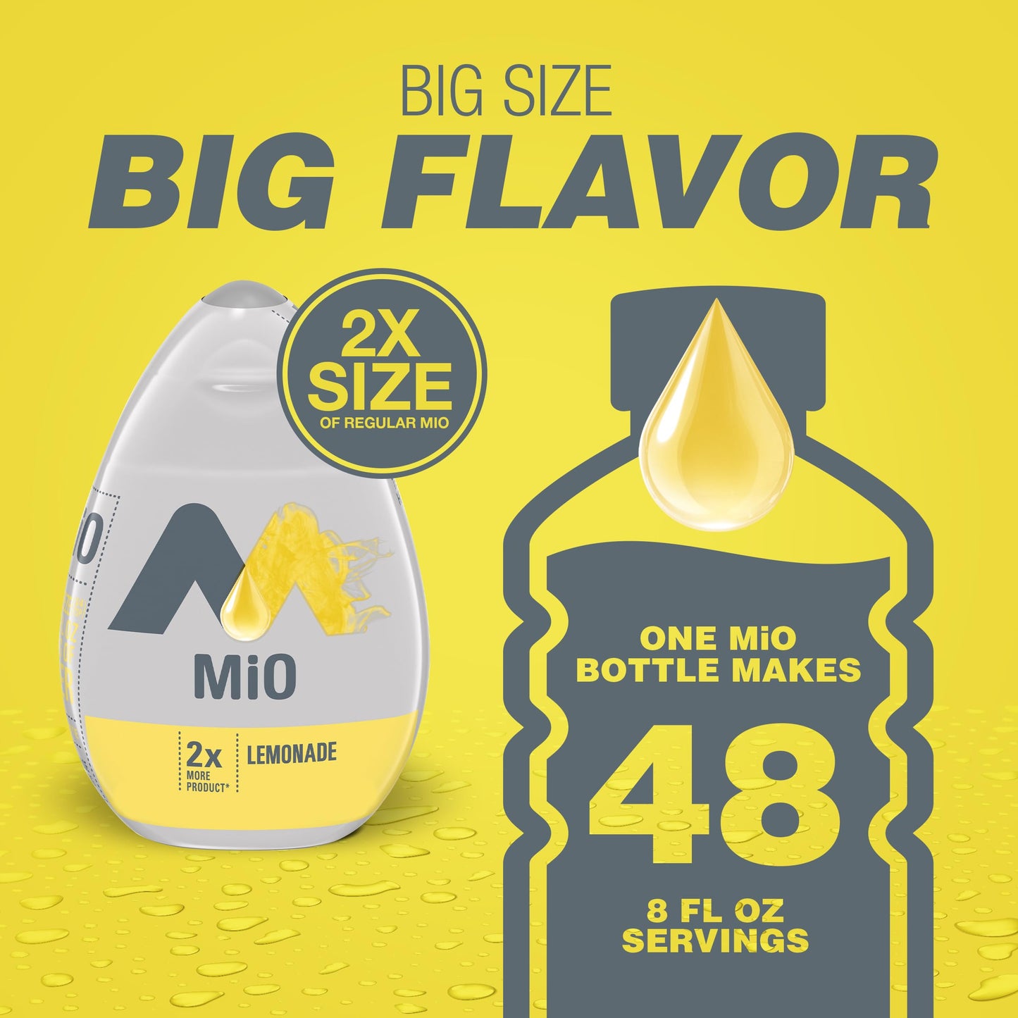 mio Lemonade Naturally Flavored with other natural flavor Liquid Water Enhancer, 3.24 fl oz Bottle