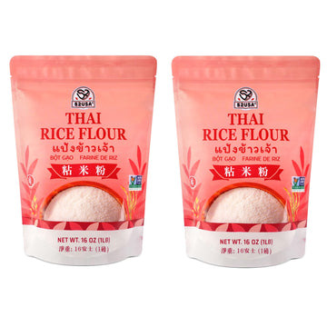 52Usa Thai Rice Flour 32 Ounce (Basic)  2 Pound (Pack Of 2)  Rice Flour For Baking Or Cooking  Product Of Thailand  All Natural White Rice Flour  Vegan