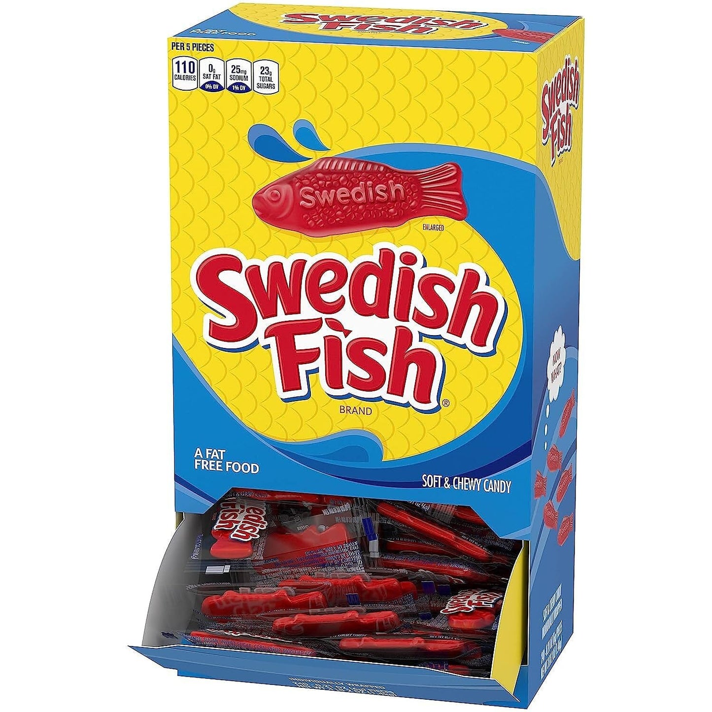 Swedish Fish Candy Snacks, 240 Pieces Box, Red, Model 00 70462 43146 00