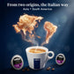 Lavazza Expert Espresso Intenso Capsules - 72 Count - Dark Roast Coffee Pods with Arabica & Robusta Blend - Bold Flavor & Rich Crema - Compatible with Lavazza Classy Machines