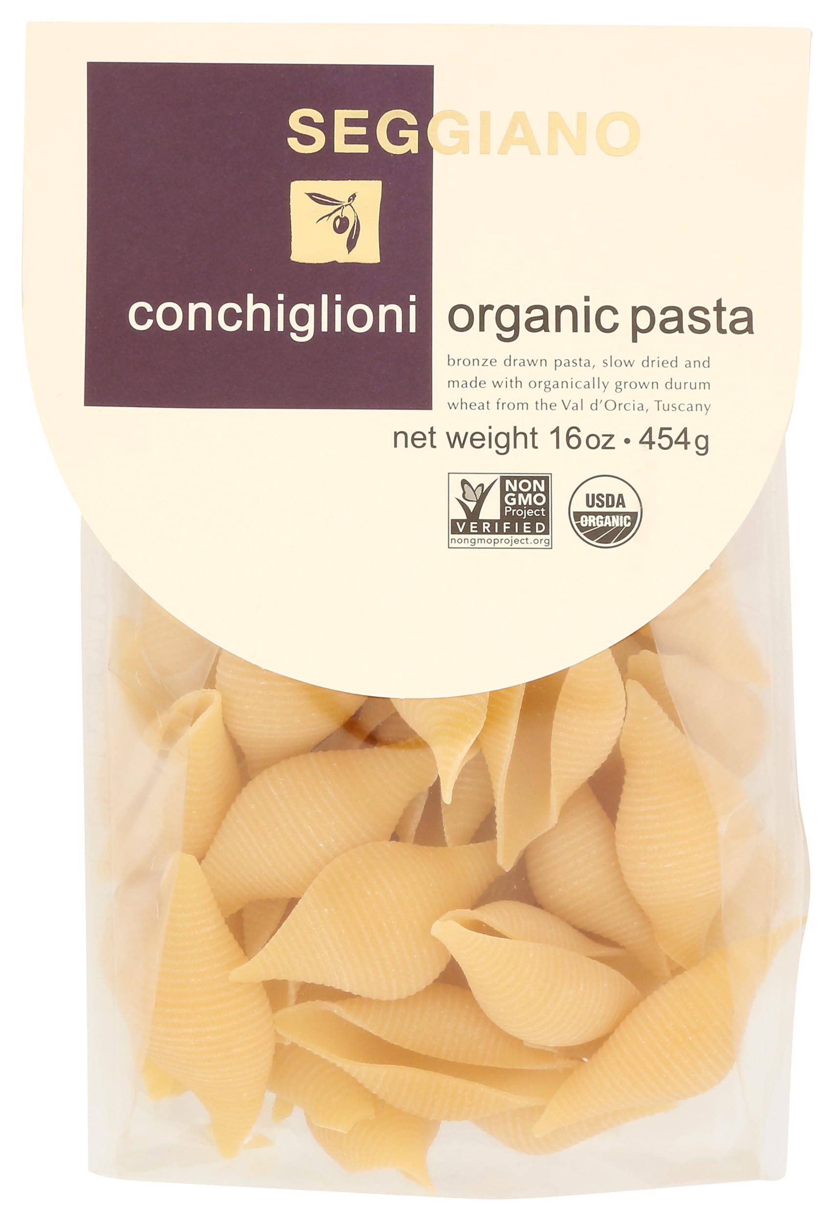 Seggiano, Organic Conchiglioni, 16 oz