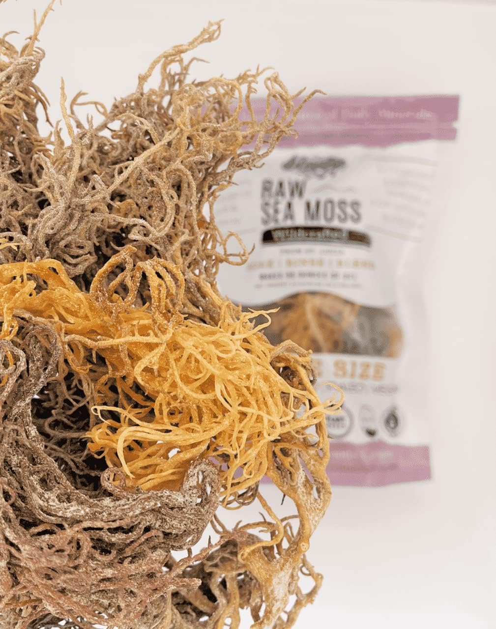 Sea Moss  Makes 32Oz Of Gel  Rainbow  Raw + Non Gmo  Sundried  Mineral Rich  Wildcrafted