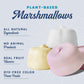 GoodMallow Vegan Marshmallows - Large 8 Ounce - Kosher, Gluten Free, Dairy Free, Gelatin Free, Raspberry Flavor