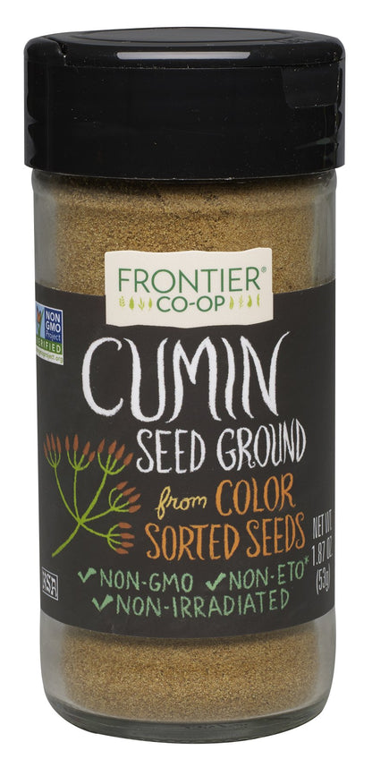 Frontier Culinary Spices Ground Cumin, 1.87-Ounce Bottles (Pack of 6)