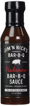 Jim N Nicks World Famous Southern Recipe Bar-B-Q Sauce - A Southern Original (Habanero)