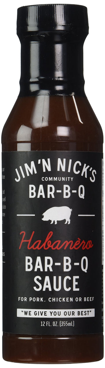 Jim N Nicks World Famous Southern Recipe Bar-B-Q Sauce - A Southern Original (Habanero)