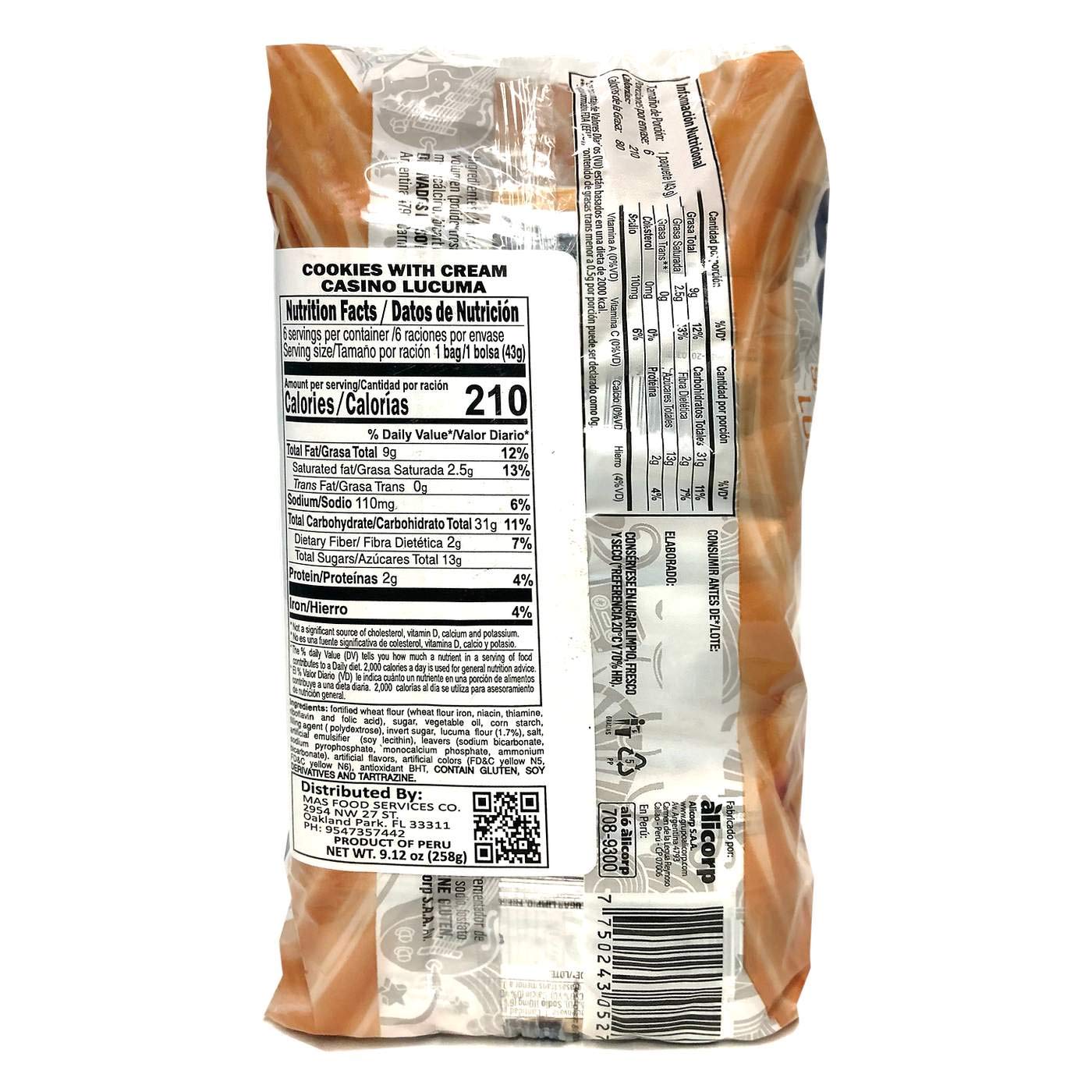 Generic VICTORIA Peruvian Lucuma Cookies - 2 Pack