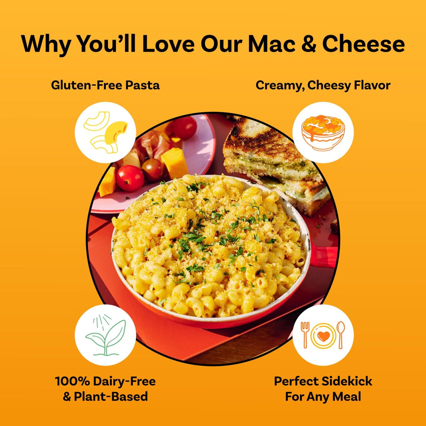 Daiya Dairy Free Gluten Free Cheddar Style Vegan Mac And Cheese, 10.6 Ounce (Pack Of 8)