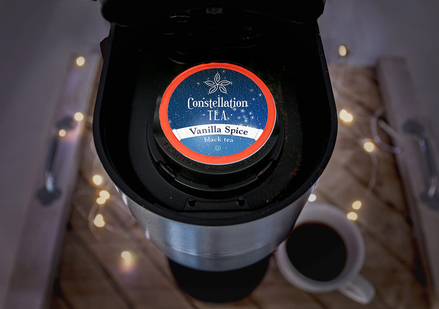 Constellation Tea Vanilla Spice Black Tea Pods, 40 Count Compatible with K Cup malt-inspired