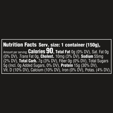 Oikos Triple Zero Banana Creme Nonfat Greek Yogurt, 0% Fat, 0g Added Sugar and 0 Artificial Sweeteners, Just Delicious High Prot