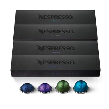 Nespresso Capsules Vertuo Dark Roast Coffee & Espresso Pods, 40-Count, Assorted, Model SYNCHKG106469