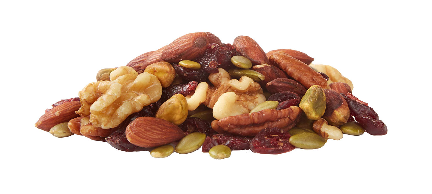 Happy Belly Dried Cranberries, Nuts & Pepitas Trail Mix, 42 Ounce, Pack of 1