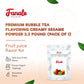 Fanale Premium Creamy Sesame Bubble Tea Flavoring Powder | Perfect For Baking, Smoothies, Desserts And Drinks | Instant Flavorin