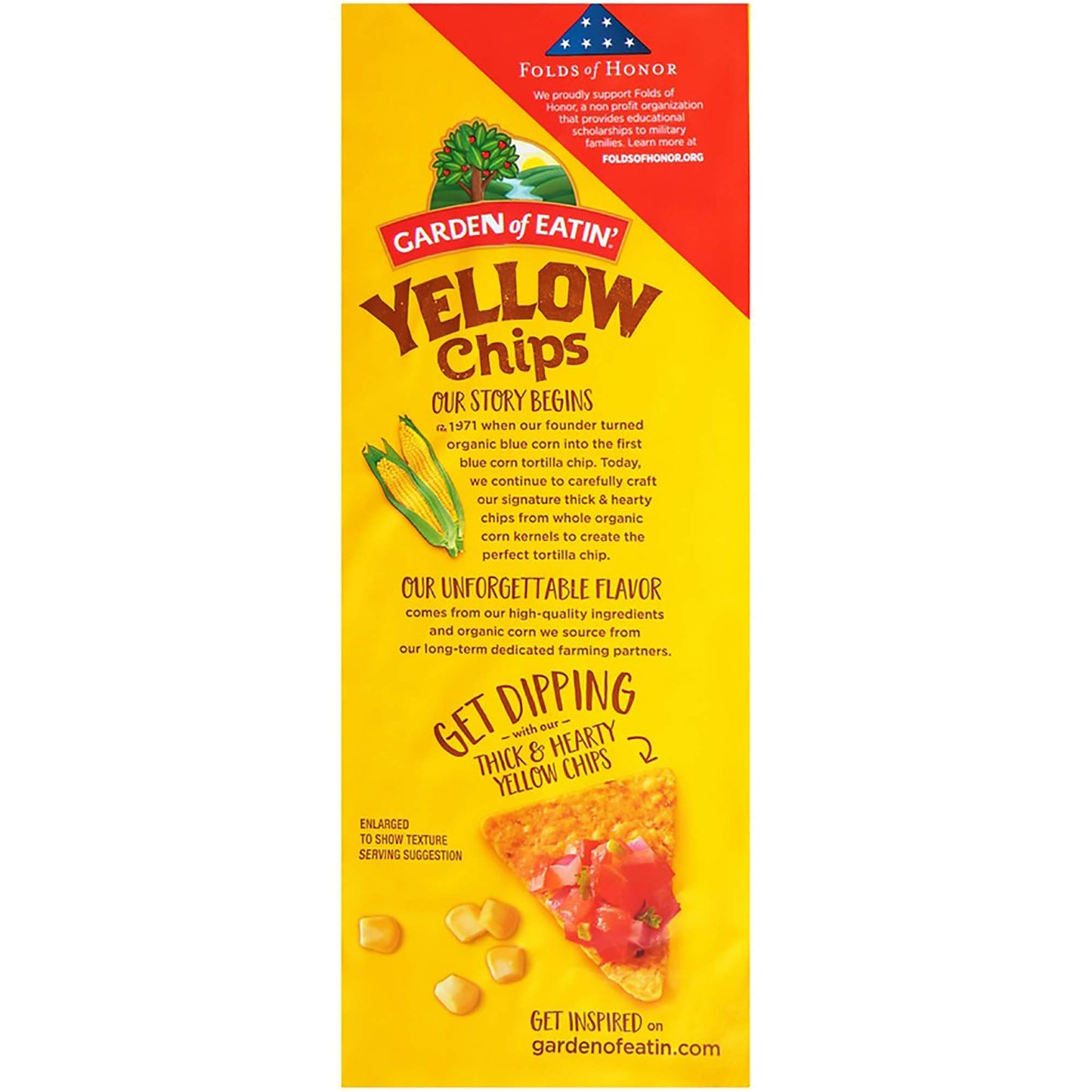 Garden of Eatin Tortilla Chips, Yellow, 10 Oz, 10 Ounce (Pack of 1)