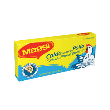 Maggi Chicken Flavor Bouillon Tablets, 4.86 oz, Pack of 1