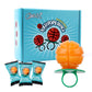 Basketball Lollipop Rings,Suckers Individually Wrapped Bulk for Birthday Party Candy Favors,Sports Ball Shaped Goodie Bag Filler