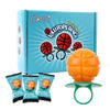 Basketball Lollipop Rings,Suckers Individually Wrapped Bulk for Birthday Party Candy Favors,Sports Ball Shaped Goodie Bag Filler