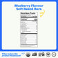 Madegood Mornings Soft Baked Breakfast Bars, Blueberry, 1.06 Oz (30 Count) Gluten Free Snacks