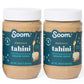 Soom Foods Ground enhanced Sesame Tahini Paste 16oz (2 Pack) | Silky Smooth Texture in Hummus  Dips  Dressings | Vegan  Nut-Free  Gluten-Free  Dairy-Free  Paleo  Keto