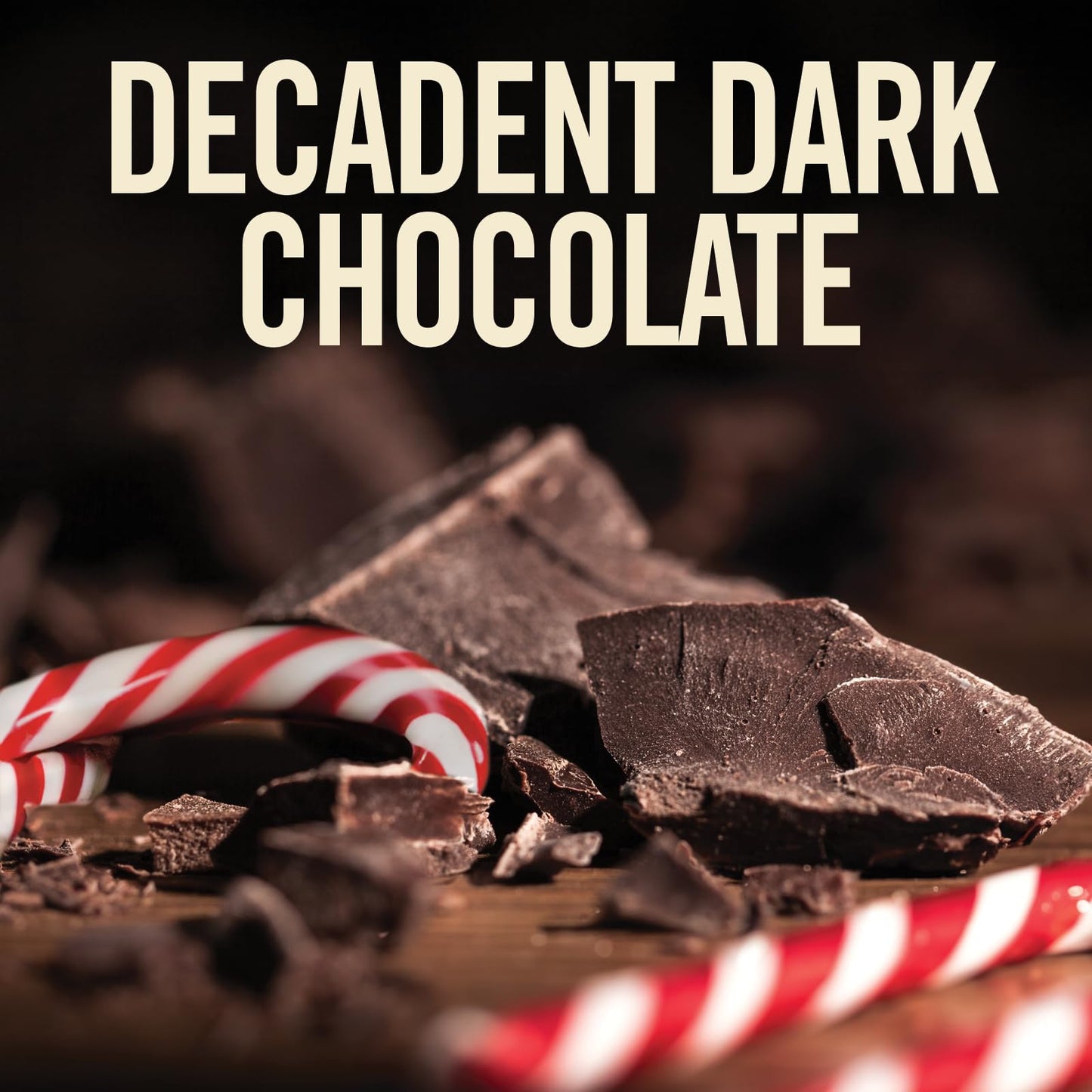 Castle Kitchen Candycane Hot Chocolate (6 Pack, 14Oz Ea.) - Dairy Free, Vegan Christmas Hot Cocoa Mix Made With Dark Chocolate A