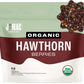 J MAC BOTANICALS Organic Dried Hawthorn Berries, 4 oz Resealable Bag, Whole Hawthorn Berry from Eastern Europe