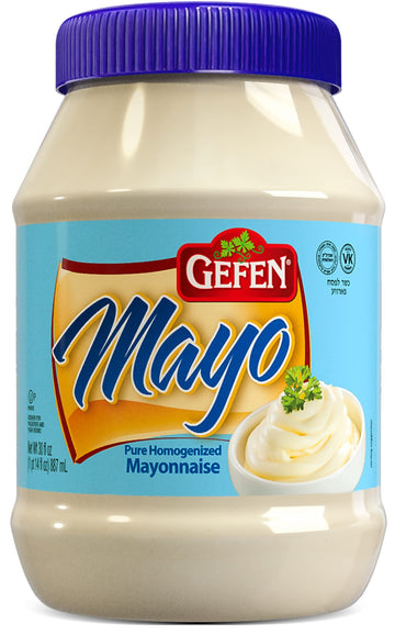 Gefen Rich & Creamy Mayonnaise, 30oz | No Corn Syrup | Soy Free | Great Flavor & Consistency | Certified Kosher for Passover