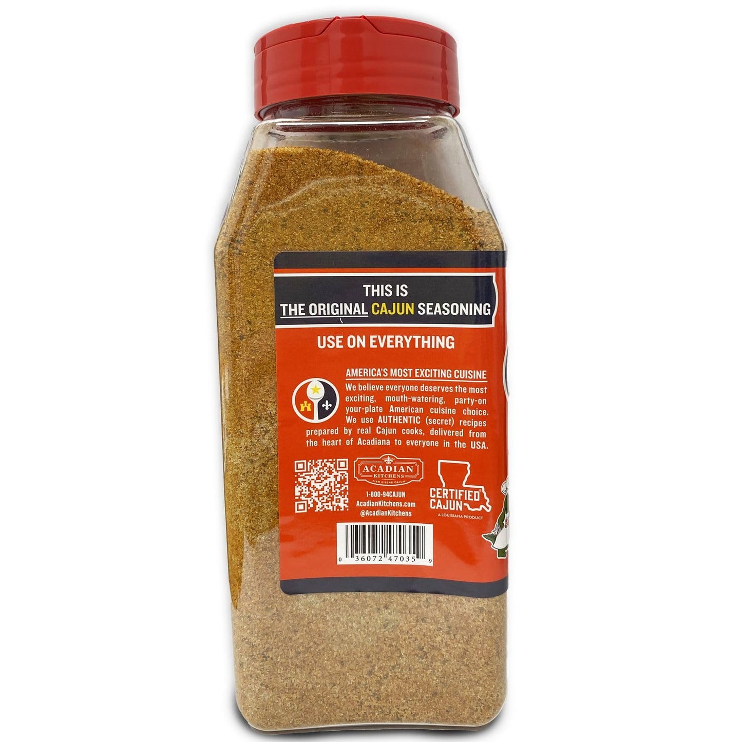 Ragin' Cajun All Purpose Original Seasoning 30 Oz, Premium Cajun Blend, Food Service, Louisiana, Spices & Seasoning (Pack Of 1)