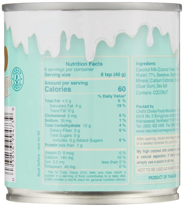 Nature'S Charm Sweetened Condensed Coconut Milk, Vegan, Lactose Free - 11.25Oz Pack Of 6. Rich And Tasty Combo With Kc Commerce
