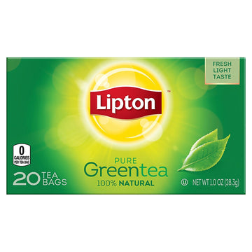 Lipton Tea Bags, Green Tea, Can Help Support A Healthy Heart, 20 Green Tea Bags