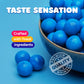 Global Gumball Gumballs - Blueberry Flavor - 1 Inch - 2 Lb Blue Gumballs for Gumball Machines