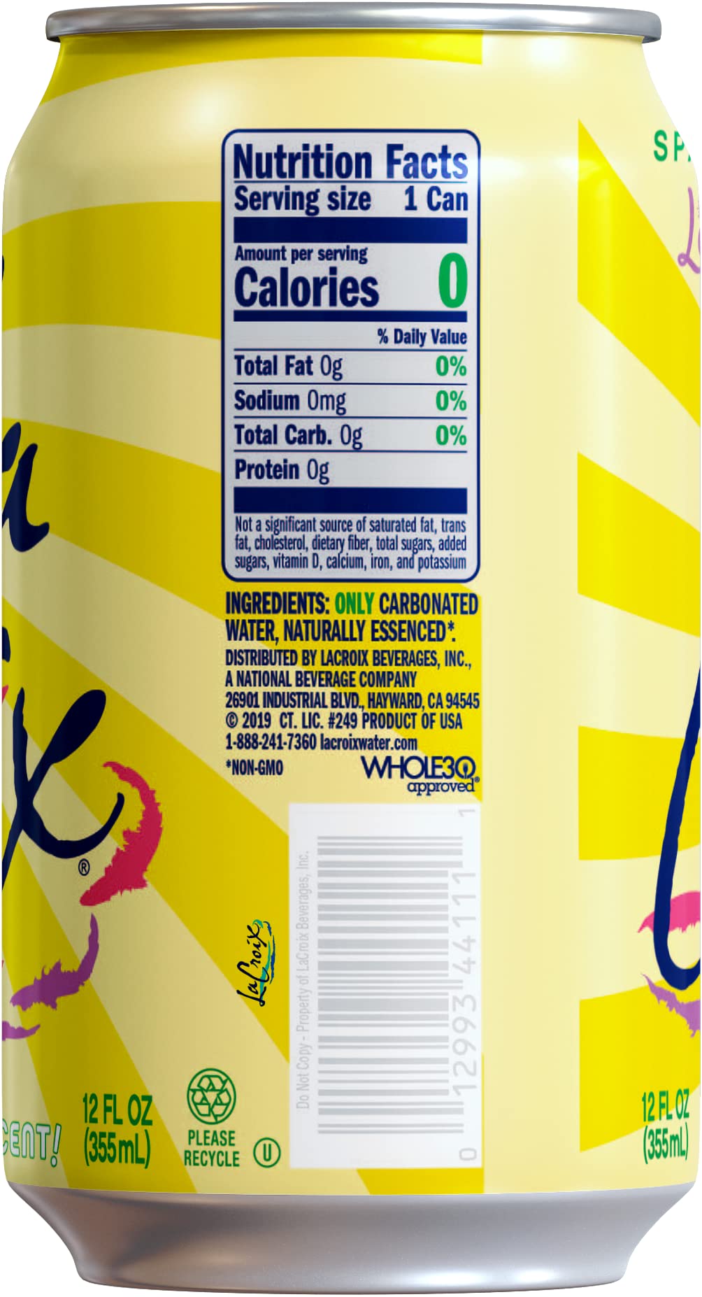 LaCroix Sparkling Water, LimonCello, 12 Fl Oz (pack of 8)