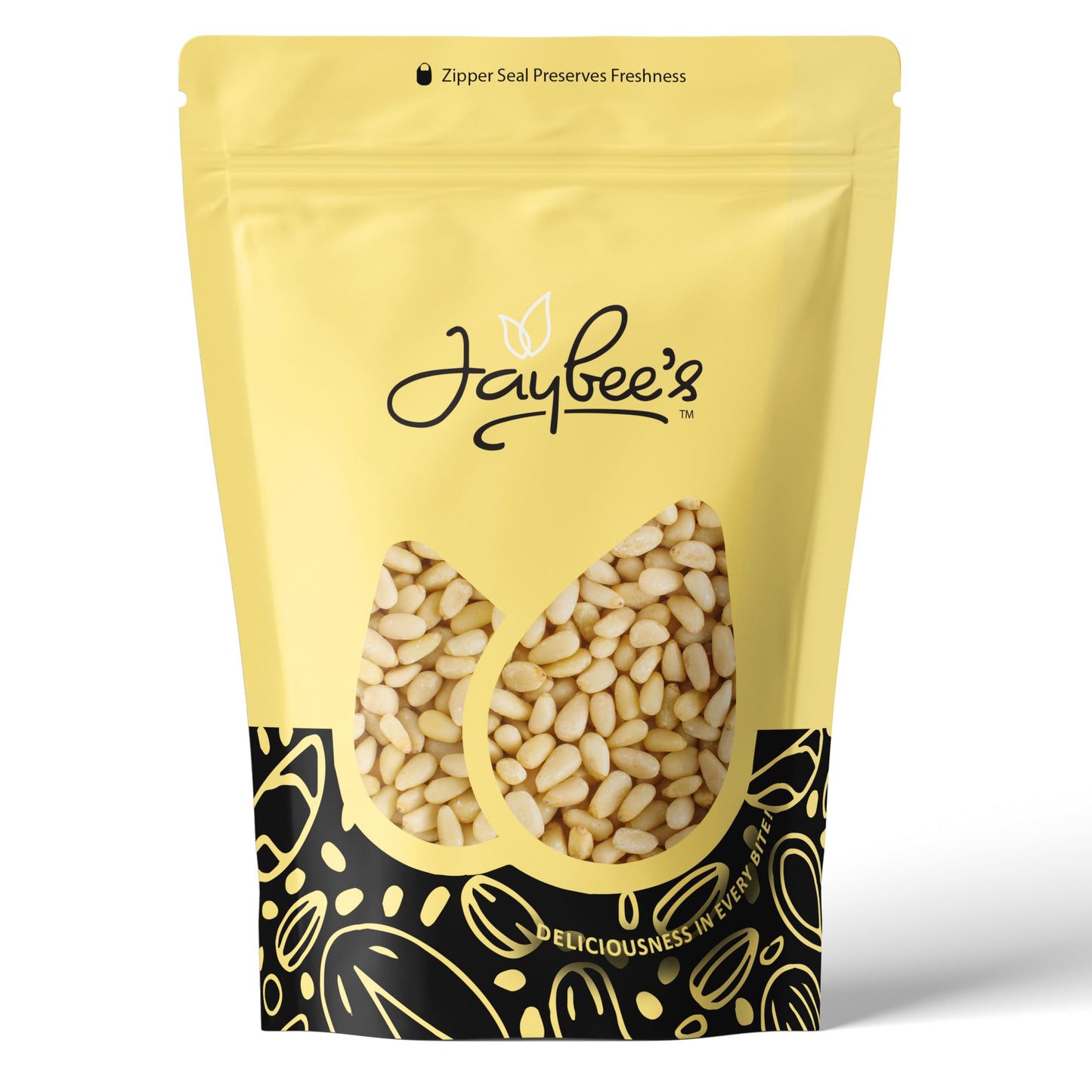 Raw Pine Nuts 4 Pounds (64 oz) | Whole Natural Unsalted Pignolias | Healthy Snack & Great for Cooking, Baking, Salads, Pesto Sau